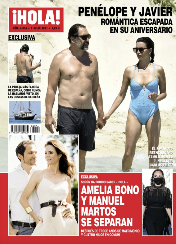 Amelia Bono y Manuel Martos se separan tras trece años de matrimonio y cuatro hijos