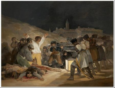 'El 3 de mayo en Madrid' o 'Los fusilamientos' (1814), de Francisco de Goya y Lucientes