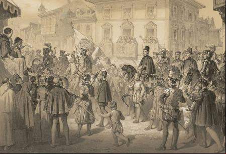 Traslado a Madrid de la Corte por Felipe II en 1561