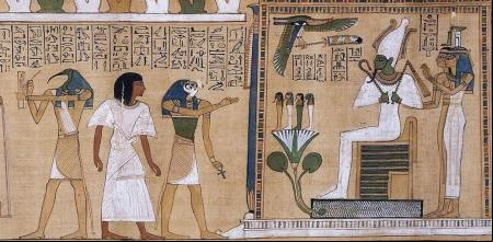 Fragmento del 'Libro de los Muertos', que guiaba al fallecido a la otra vida en el antiguo Egipto.