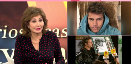 Ana Rosa Quintana alucina con los nuevos retoques estéticos de Ricky Martin