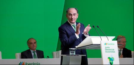 Ignacio Galán ante la Junta de Accionistas 2025 celebrada en Bilbao