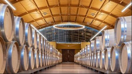 Interior bodega tempo Vega Sicilia