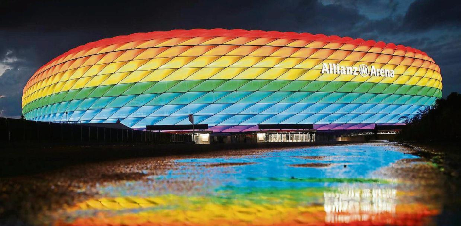 La UEFA prohíbe a Munich iluminar el estadio en el Alemania-Hungría contra una ley homófoba