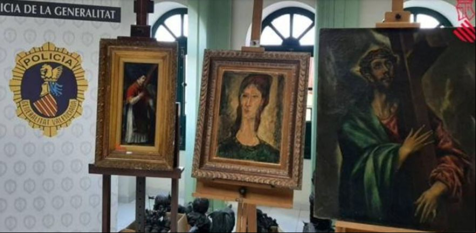 Incautadas obras falsas de Modigliani, el Greco y Goya en venta por 12 millones
