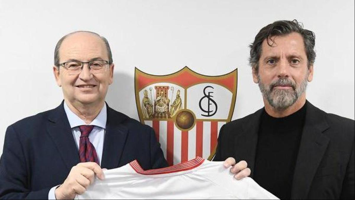 El Sevilla presenta a Quique Sánchez Flores como nuevo entrenador