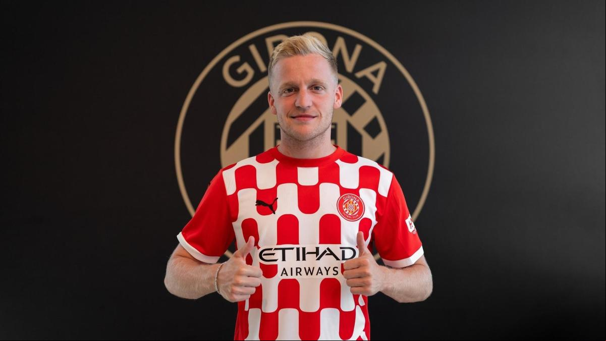 El Girona ficha al neerlandés Donny van de Beek