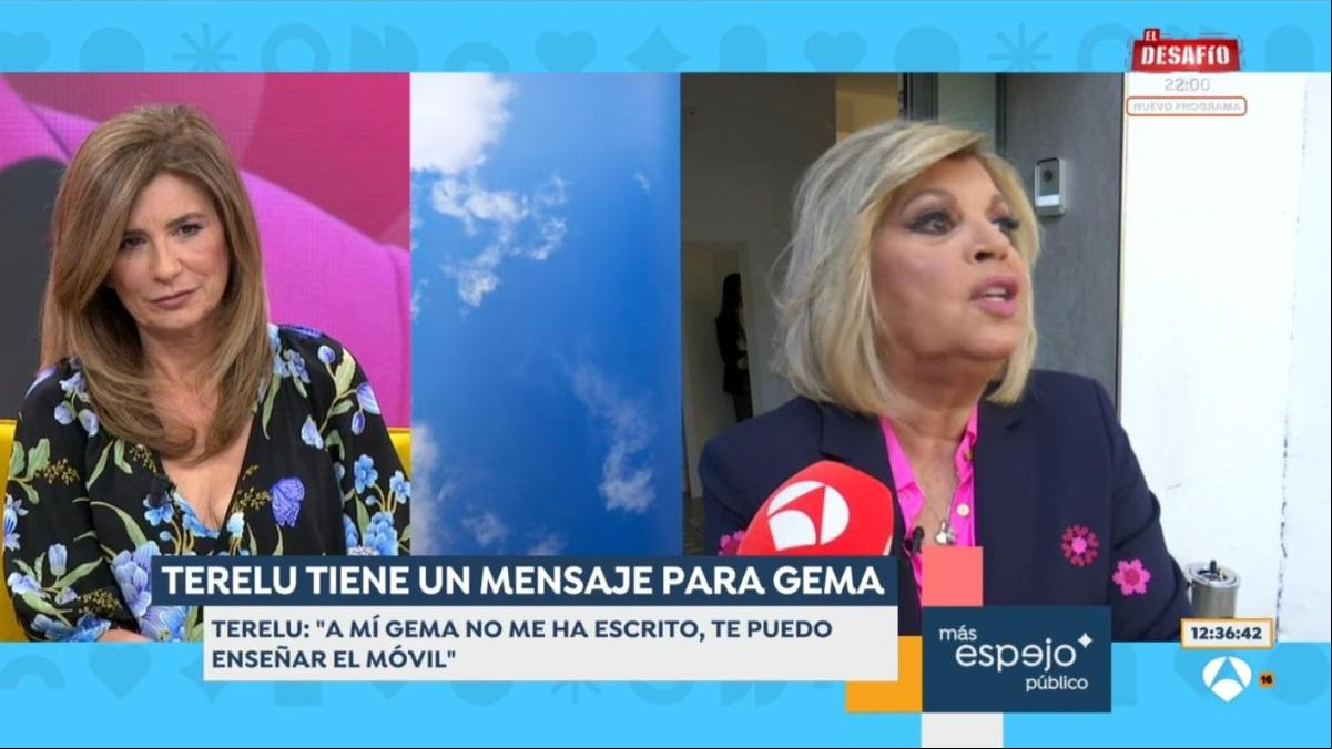 Gema López revela el motivo de su enfado con Terelu Campos: “Yo no he recibido un mensaje ni para bien, ni para mal”