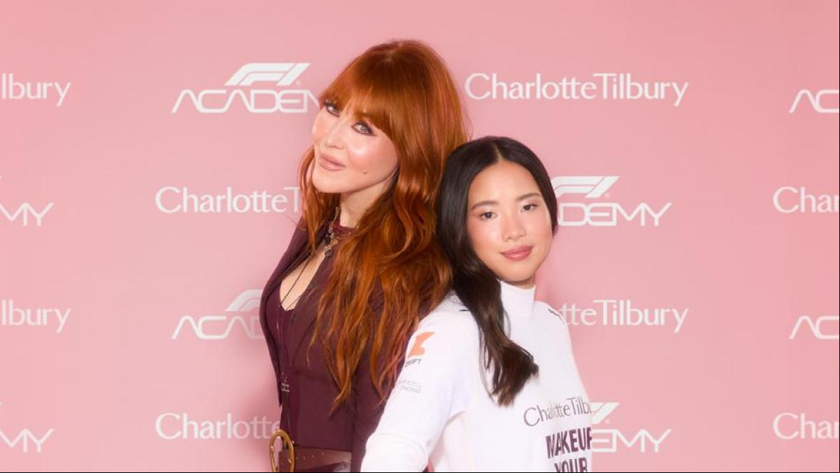 La maquilladora Charlotte Tilbury vuelve a apoyar a las mujeres pilotos de Fórmula 1: “Llevaremos esta innovadora asociación al siguiente nivel”
