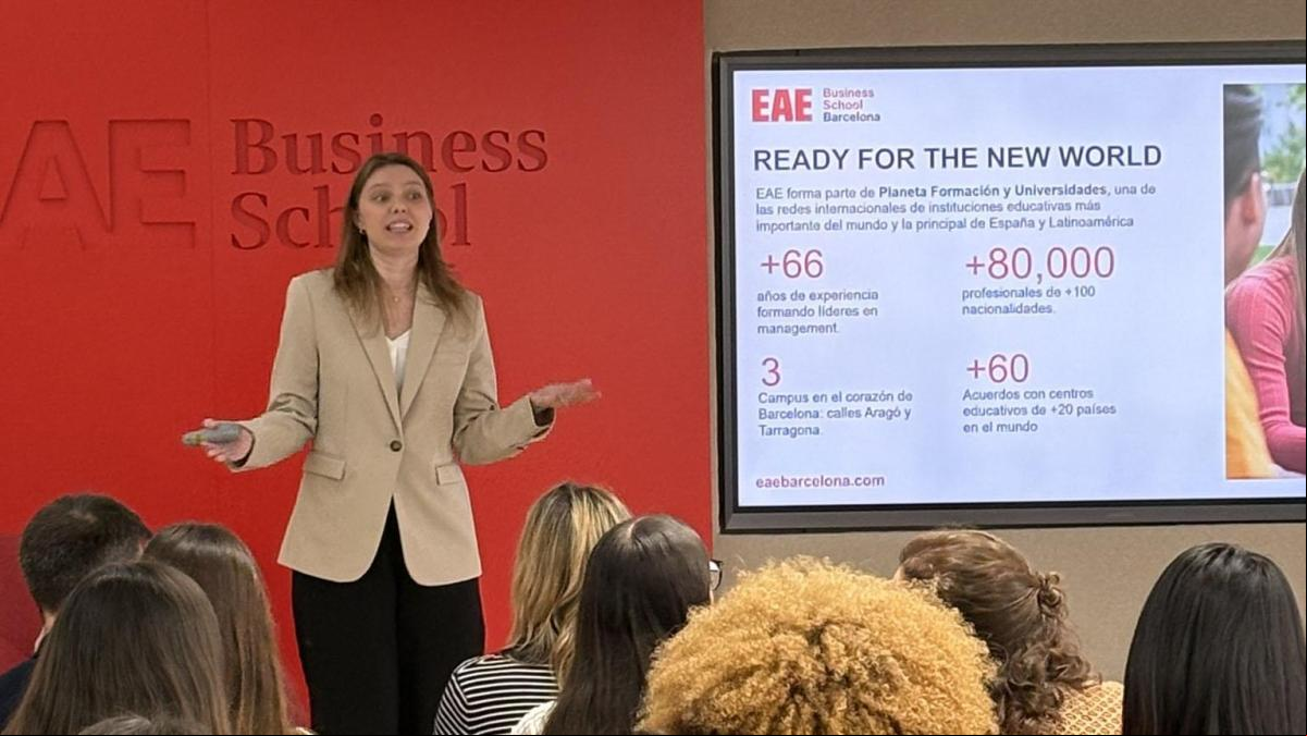 EAE Barcelona apuesta por la formación global y el empleo EAE Barcelona apuesta por la formación global y el empleo
