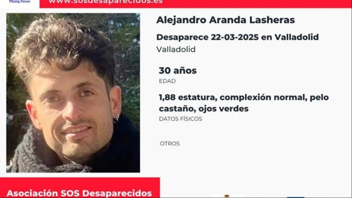 Investigadas las llamadas de Alejandro Aranda, el joven zaragozano desaparecido en Valladolid