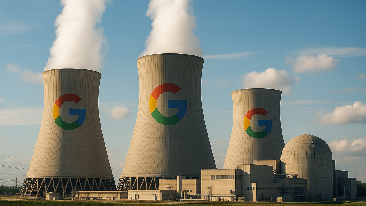 Google está construyendo tres centrales nucleares con un único propósito: alimentar a sus sistemas de Inteligencia Artificial