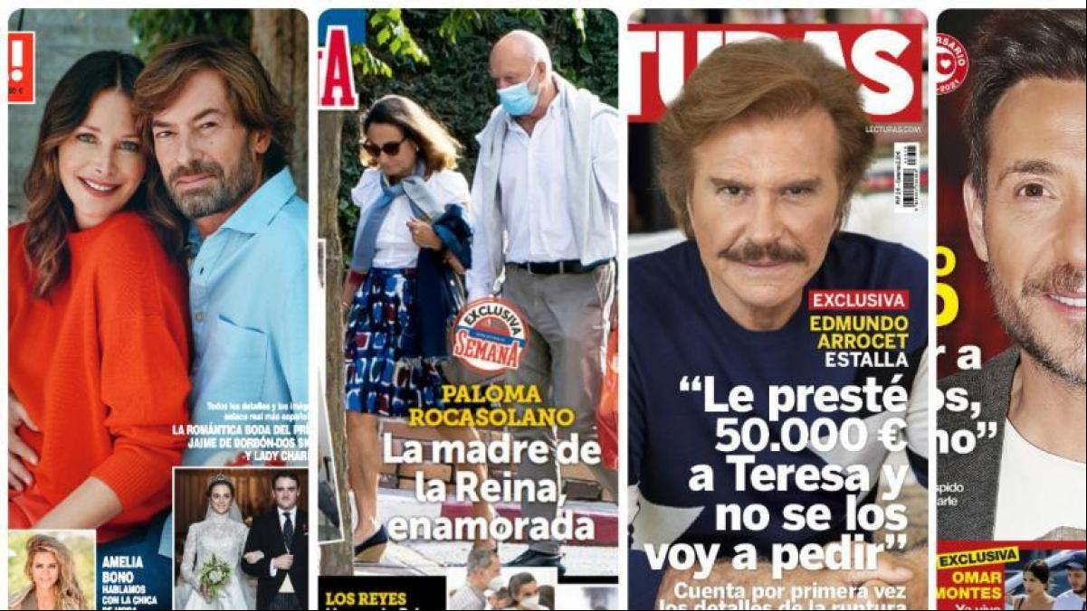 Esther Doña y el juez Pedraz, Paloma Rocasolano, Antonio David Flores y Edmundo Arrocet protagonizan las portadas