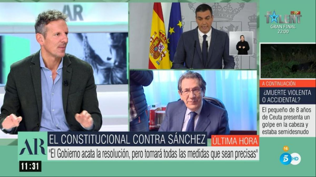 Ana Rosa pica a Joaquín Prat para que opine sobre el Tribunal Constitucional