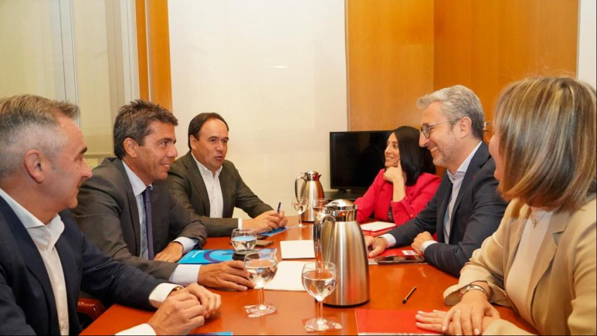 El PSPV se niega a abstenerse en la investidura de Mazón y obliga al PP a buscar el apoyo de Vox