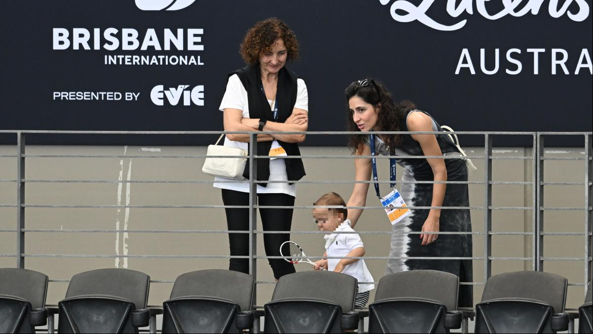 La visita sorpresa del hijo de Rafa Nadal durante su entreno en Australia