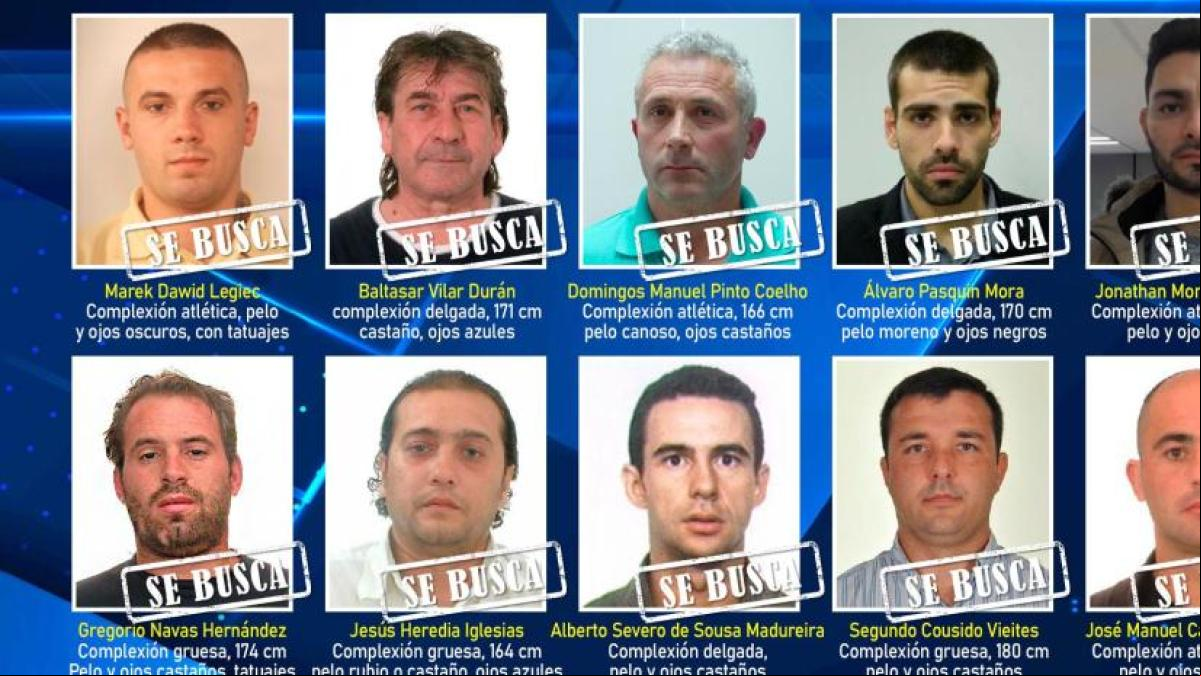 Estos son los 10 fugitivos más buscados en España por la Policía Nacional