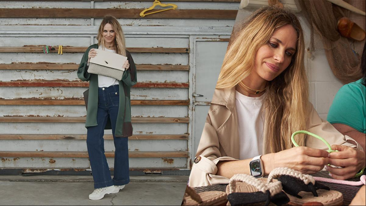 Vanesa Romero se une a las redeiras de Galicia, las mujeres del mar que transforman redes en moda sostenible