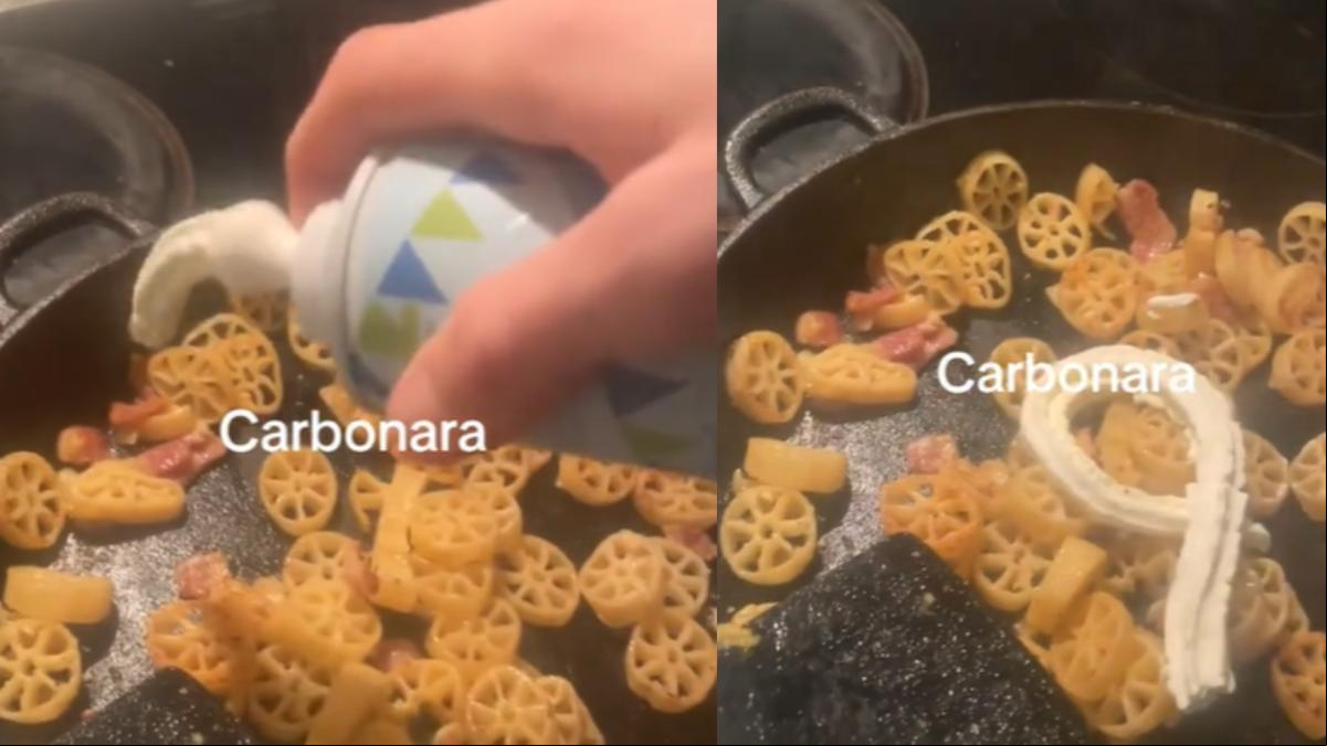 “Soy italiano y me ha dado un infarto”: las duras reacciones a una supuesta receta original de carbonara