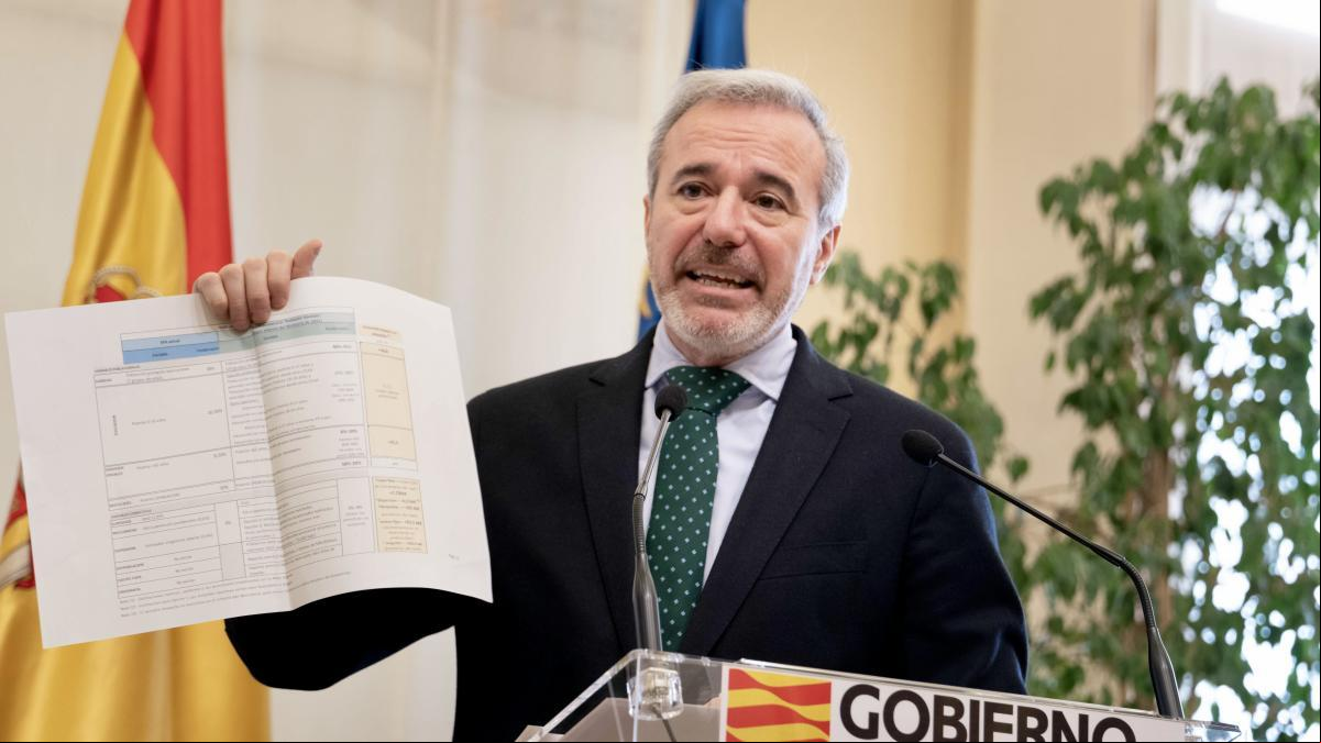 Azcón ve un “insulto” la posible supresión de la despoblación y la orografía en la financiación autonómica