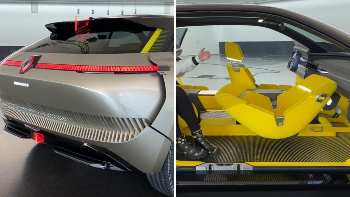 Enseña la transformación del prototipo Renault Morphoz de coche de viaje a coche de ciudad y la gente alucina: “El copiloto haciendo acrobacias”