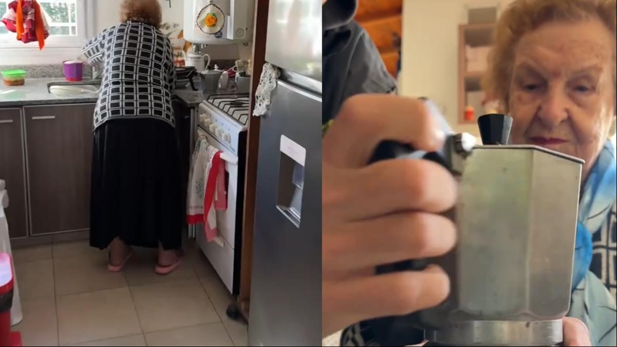 Una abuela italiana de 95 años revela las claves para hacer el mejor café: “Debes empezar poniendo agua fría debajo de la válvula”