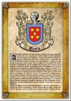 Apellido Alcorlo / Origen Historia Y Heráldica De Los Linajes Y Apelli