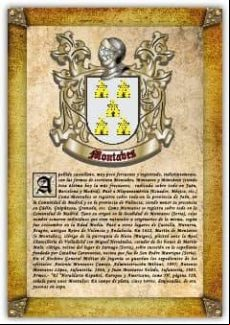 Apellido Montabes / Origen Historia Y Heráldica De Los Linajes Y Apell