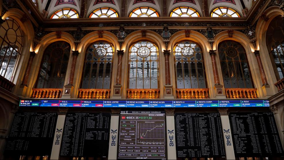 El Ibex 35 avanza un 0,47% en la sesión y recupera los 9.500 puntos