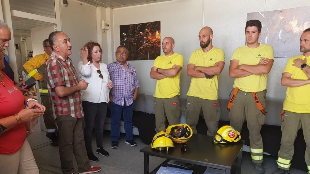 UGT denuncia negligencia en el trabajo de extinción del incendio de Cadalso