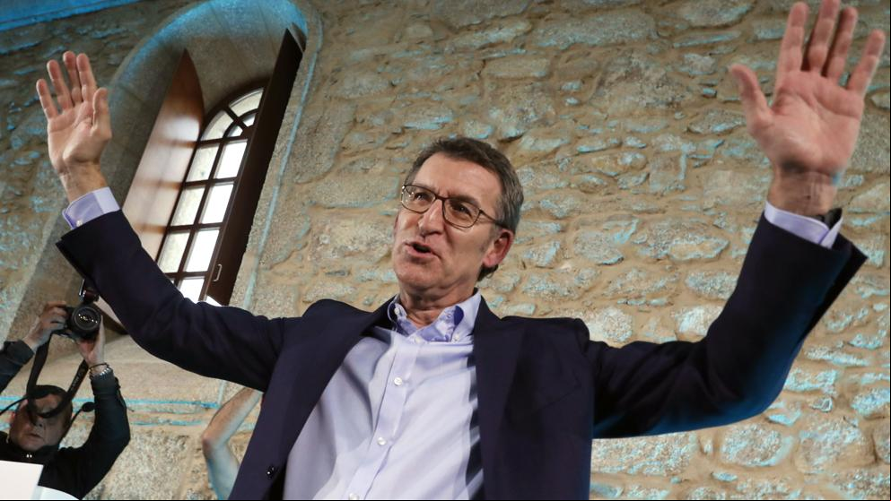 Feijóo anuncia su candidatura a la reelección